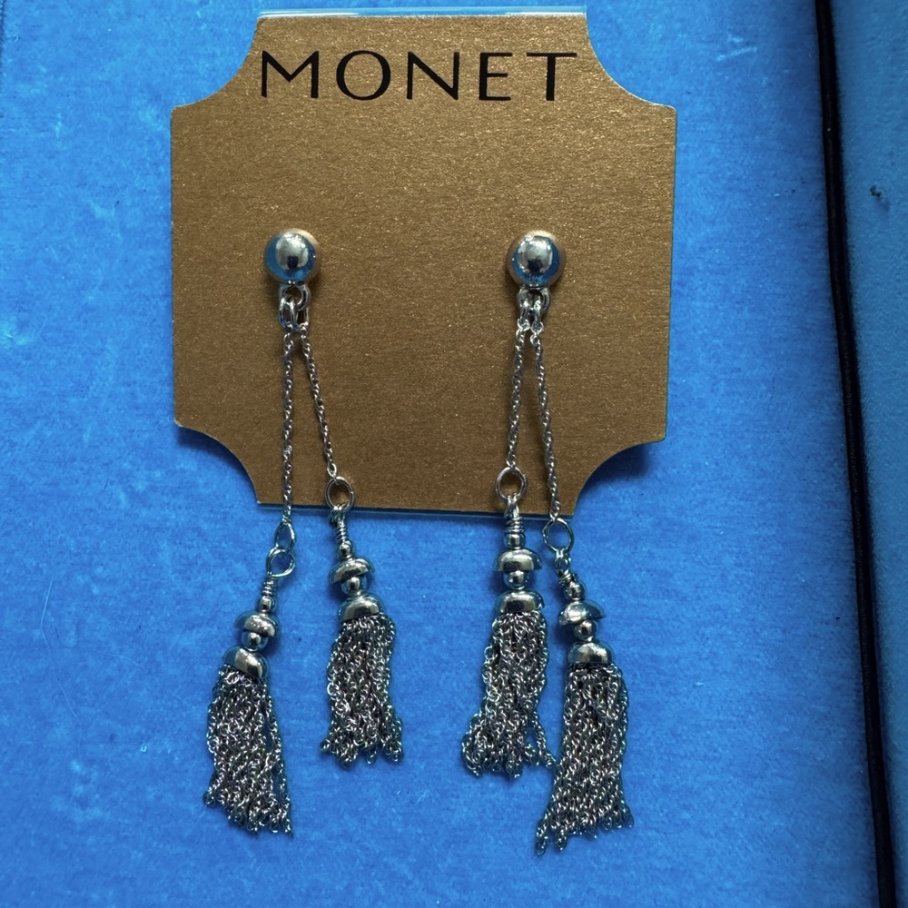 Monet tasseled earrings